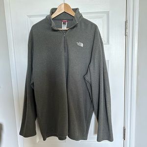 North Face Fleece 3/4 Zip-up Sweater
